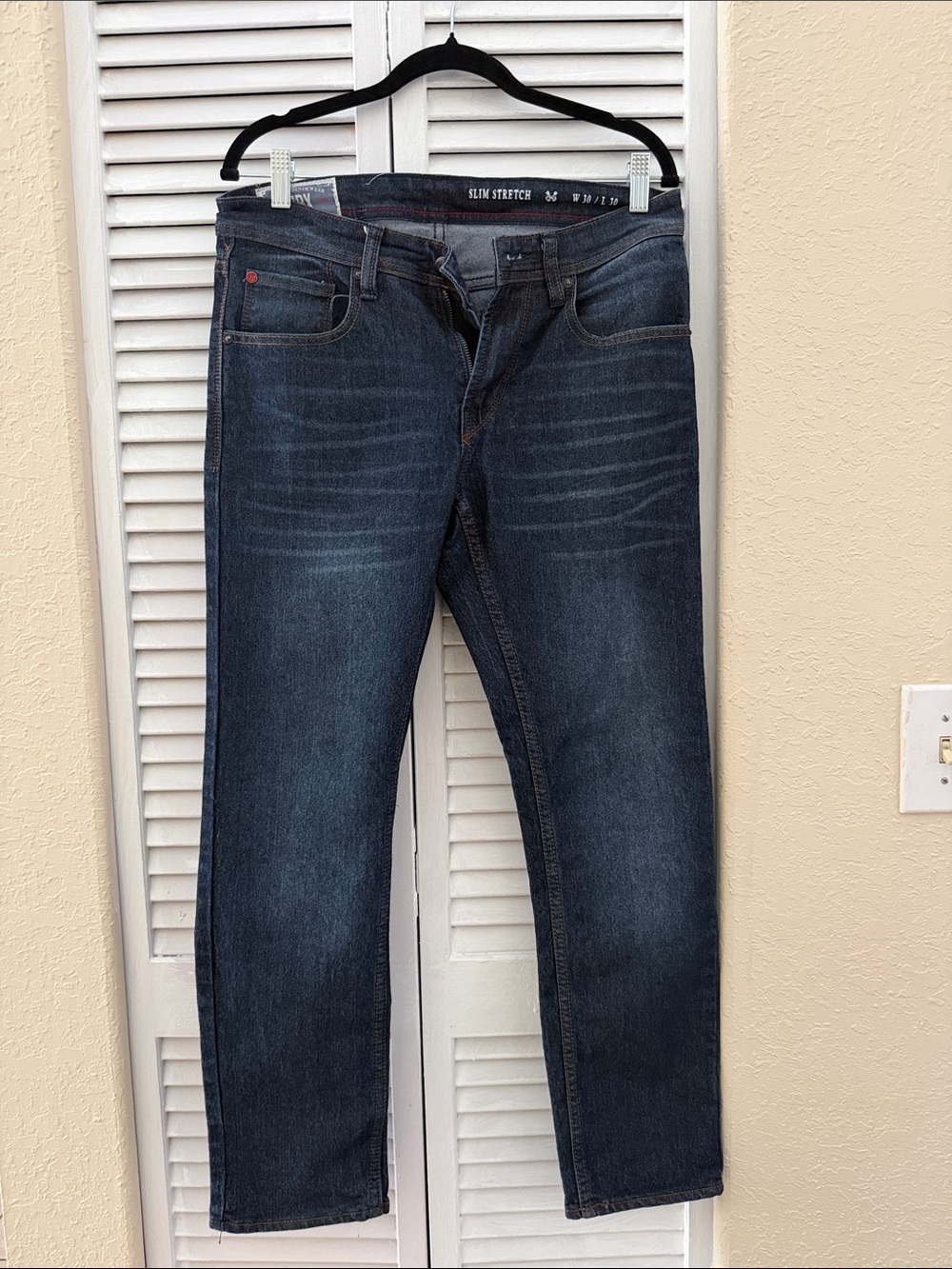 MBX Slim Stretch Men's Dark Blue Jeans size 30x30